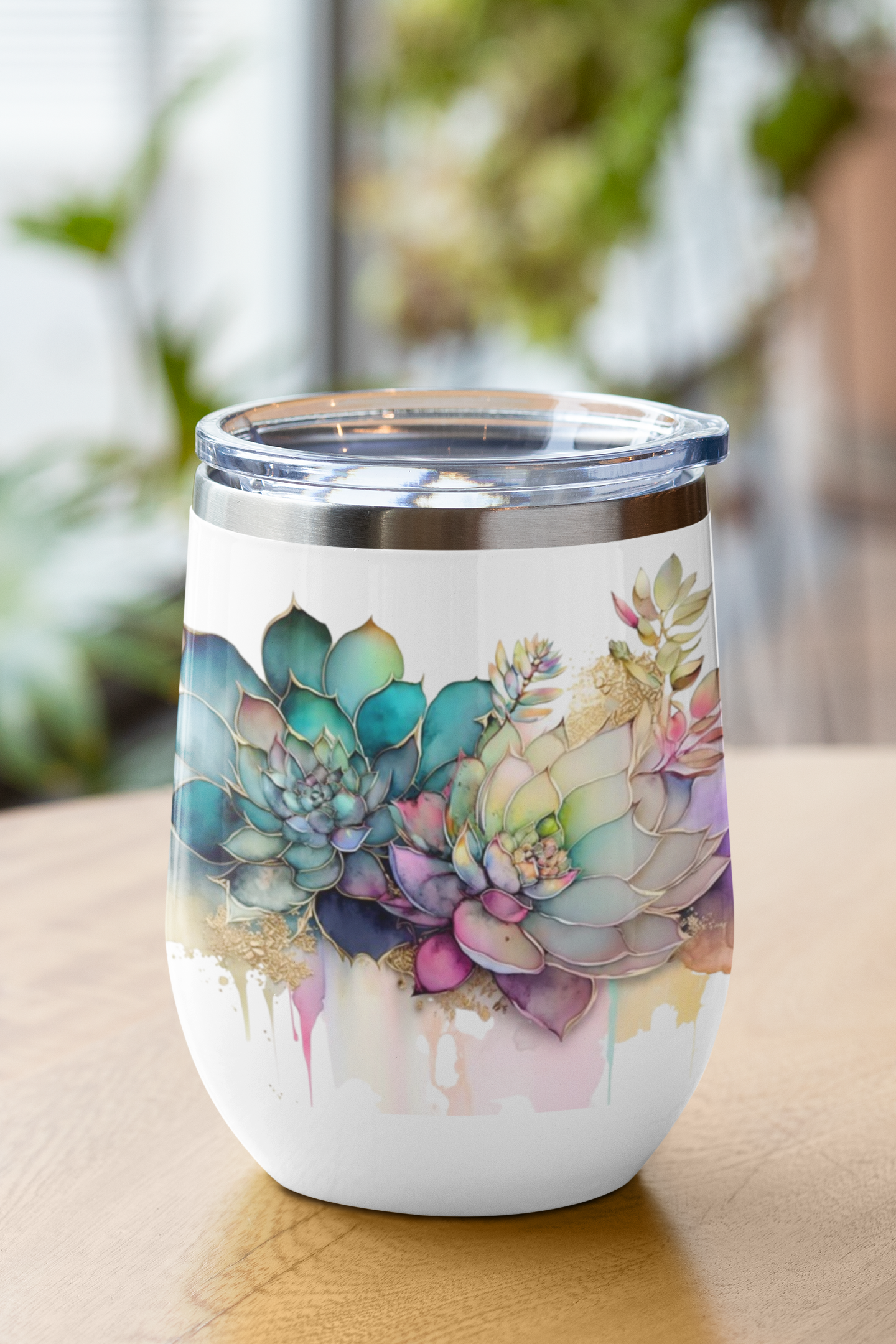 Succulent Wine Tumbler