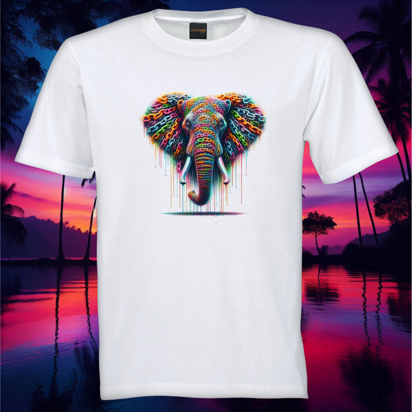 Elephant with Chains