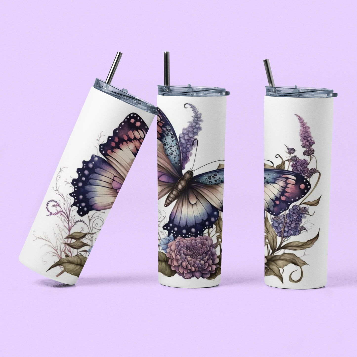 Purple Blue Butterfly