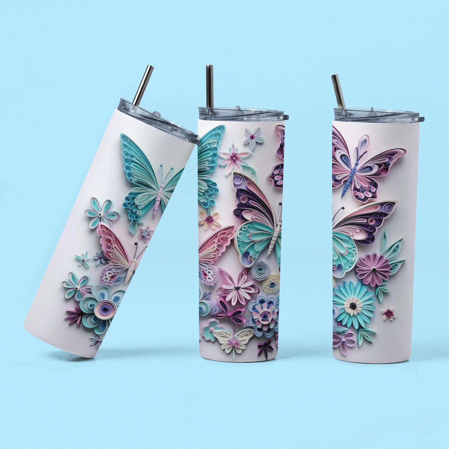 3D Paper Butterfly's