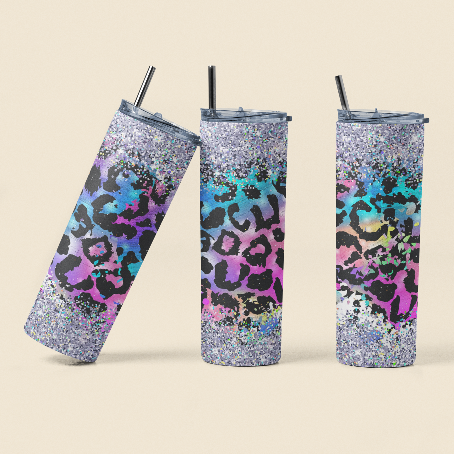 Sparkle Leopard Print