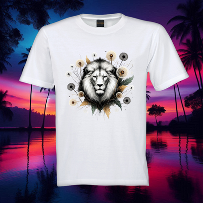 Lion with Dandelions