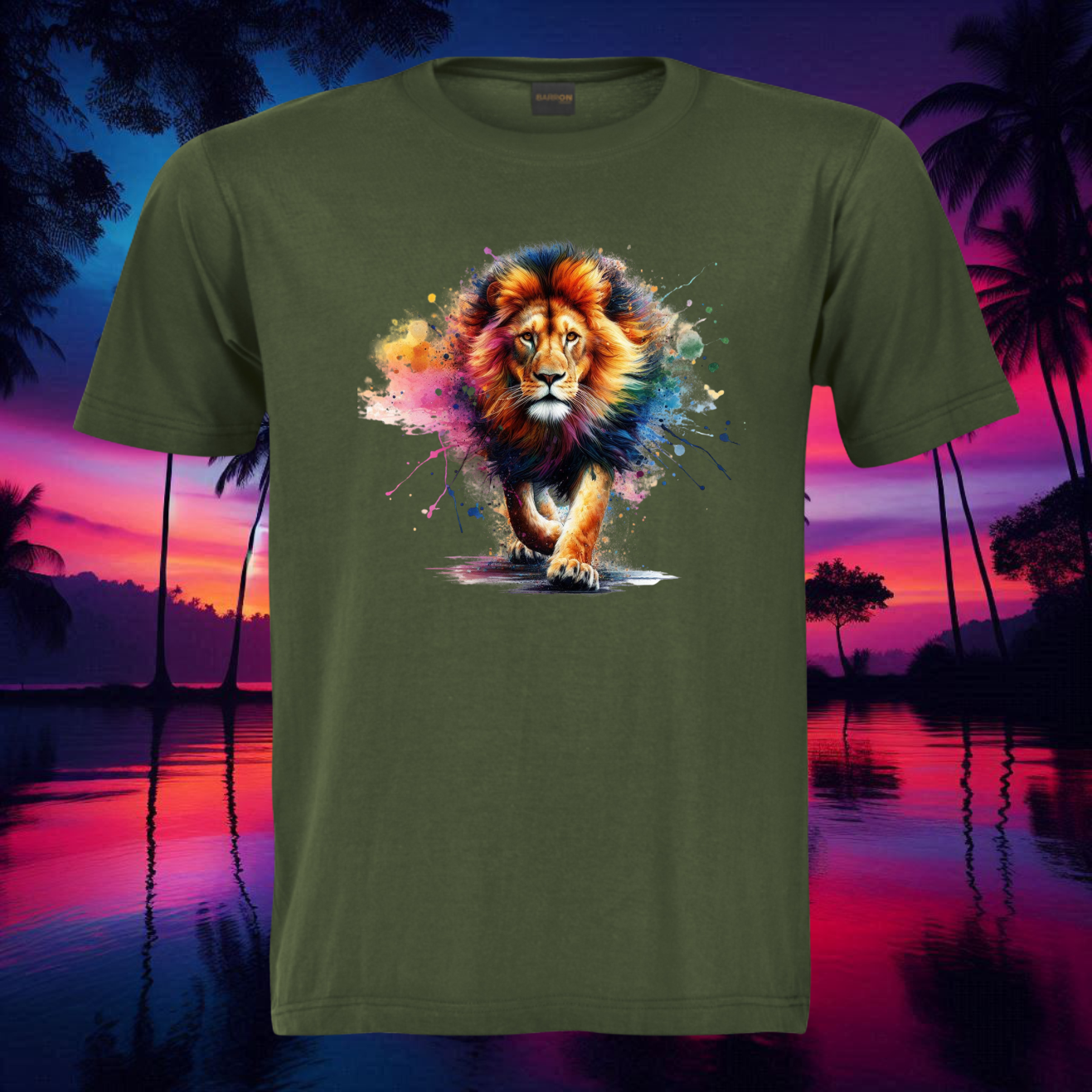 Color Splash Lion