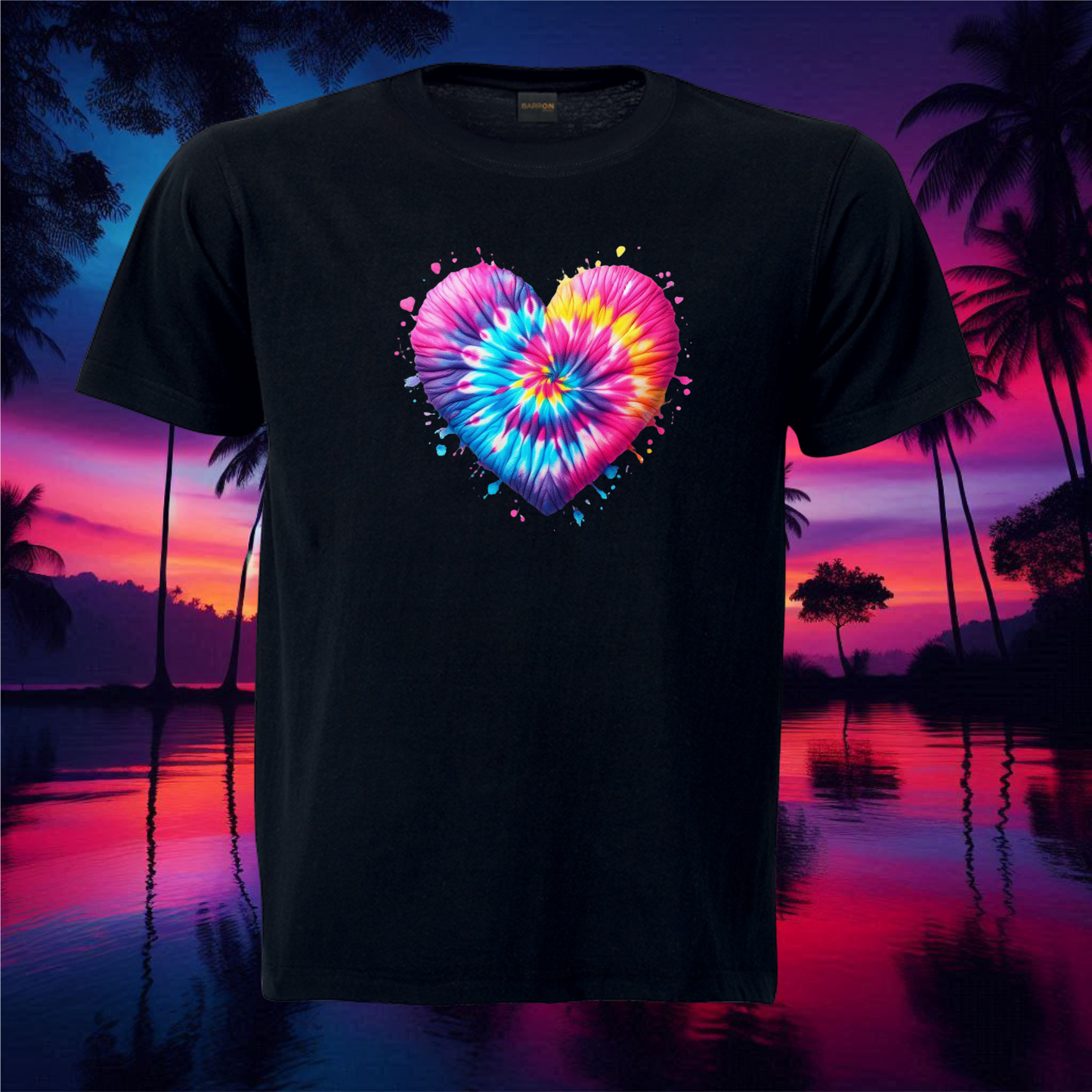 Tie Dye Heart