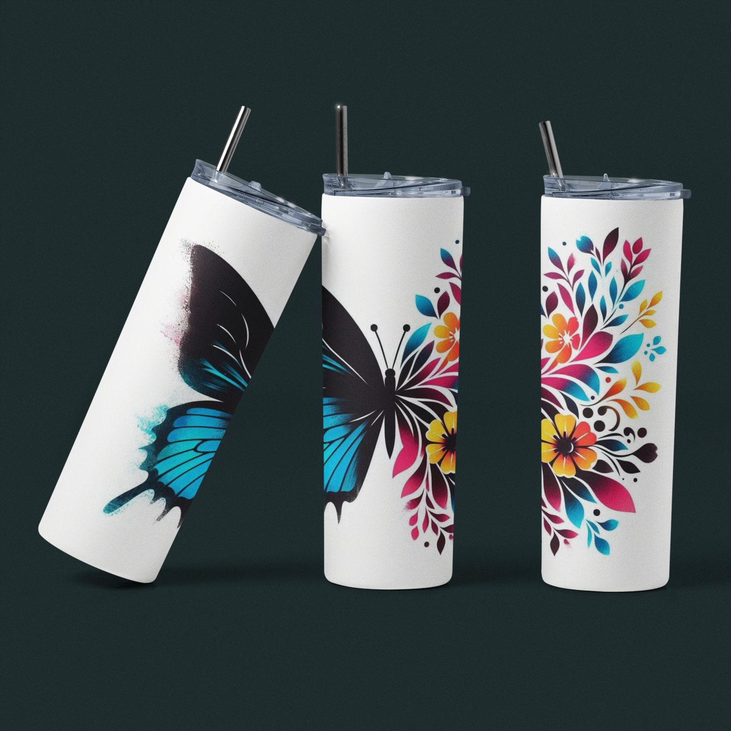 Butterfly with Flower Wing