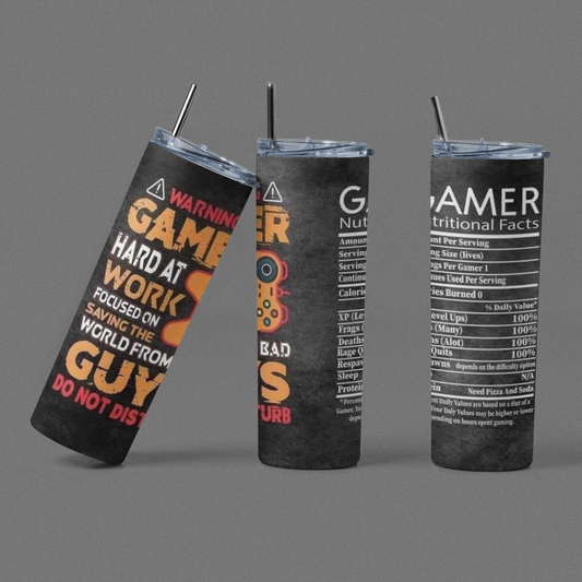 Gamer Hard At Work