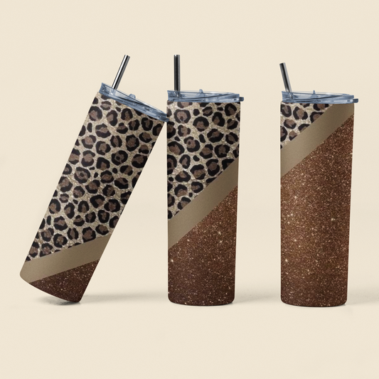 Copper Leopard Print