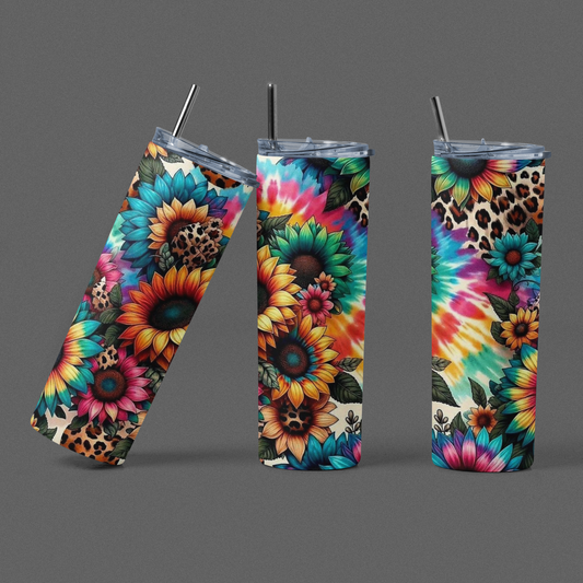 Tie Dye SunFlowers